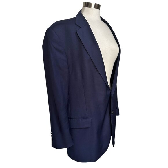 Peter Millar 48T Navy Mens Blazer Jacket 100% Wool Two-Button Classic Fit - Picture 2 of 12